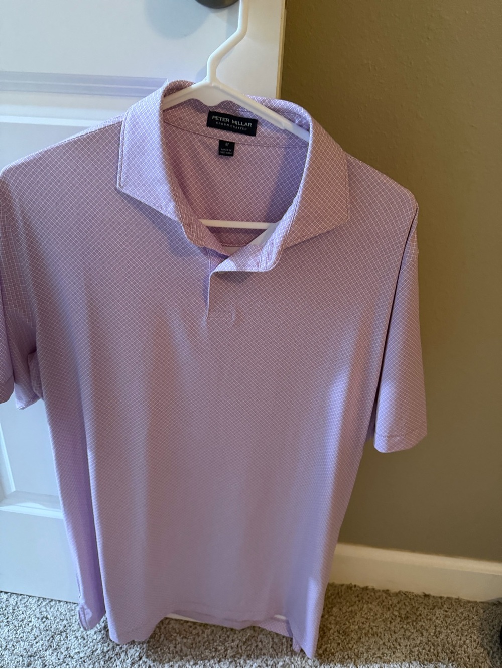 Peter Millar Lavender Short-Sleeve Polo